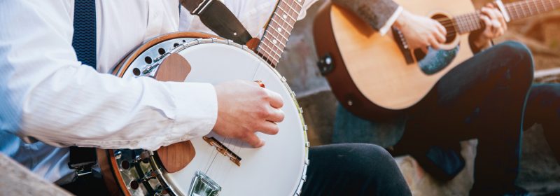 banjo and guitar players